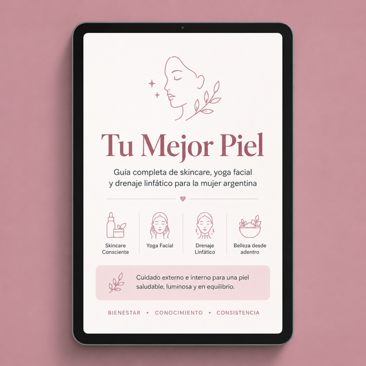 GUIA COMPLETA DE SKINCARE, YOGA FACIAL Y DRENAJE LINFATICO