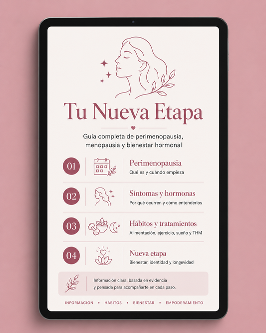 GUIA DE PERIMENOPAUSIA Y MENOPAUSIA - SINTOMAS, ALIMENTACION, EJERCICIO Y MAS